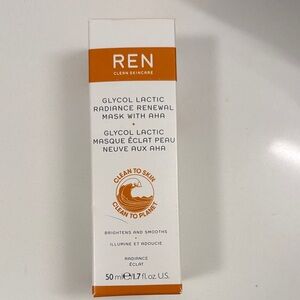 Ren Clean Skincare Glycol Lactic Radiance Renewal Mask with AHA